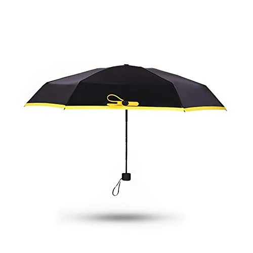 1PC Mini Umbrella Small Pink Pockets Umbrellas Rain Women Folding Anti-UV Umbrella Kids Sunny and