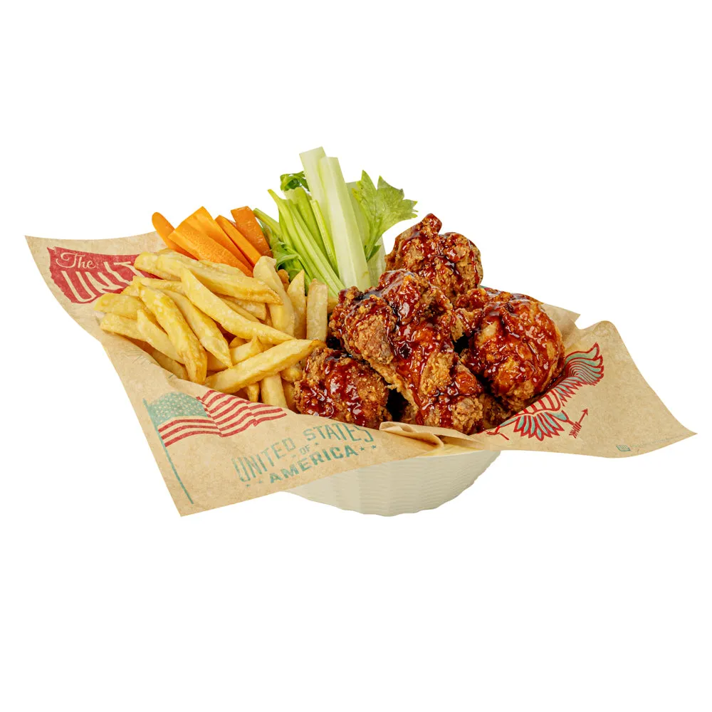 25 oz Cream Plastic Oval Food Serving Basket - Disposable - 9 1/4" x 6 1/4" x 2 1/2" - 25 count box