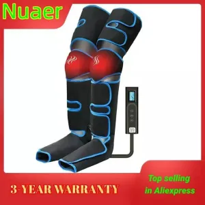 360° Foot air pressure leg massager for blood circulation, body massager, muscle relaxation, lymphatic drainage device