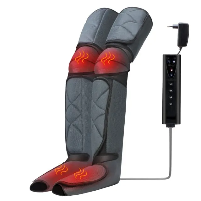 360° Foot air pressure leg massager for blood circulation, body massager, muscle relaxation, lymphatic drainage device