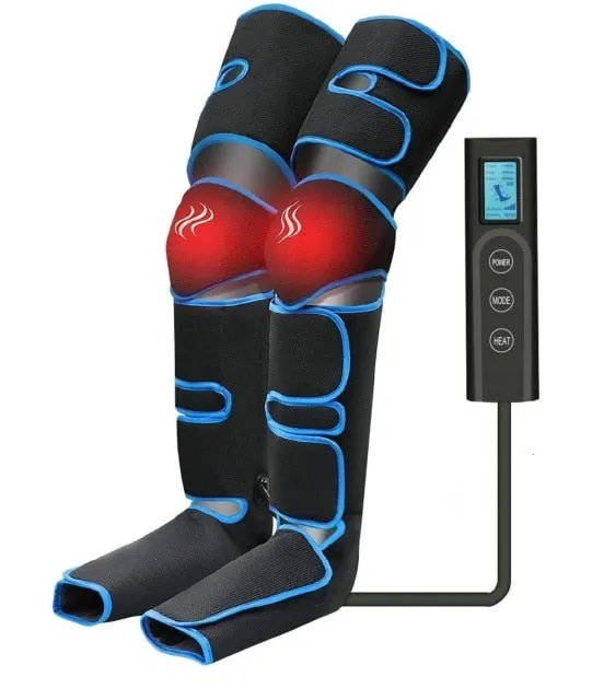 360° Foot air pressure leg massager for blood circulation, body massager, muscle relaxation, lymphatic drainage device