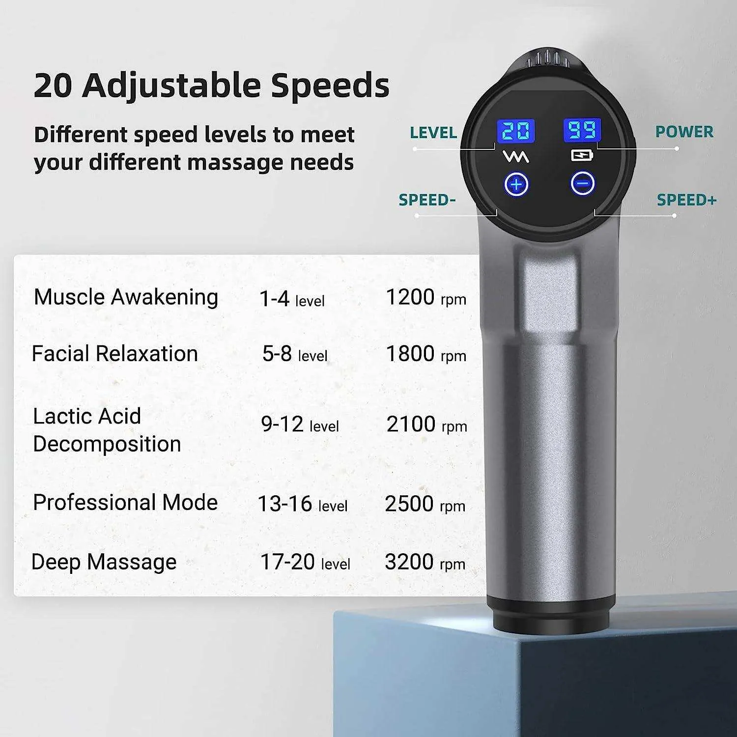 AERLANG Portable Handheld Percussion Massager Gun