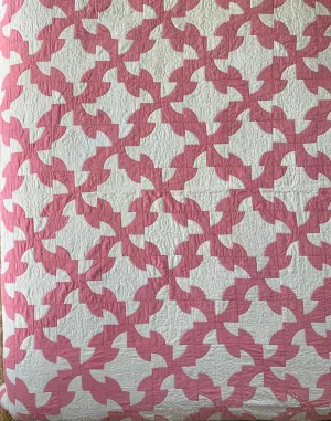 Antique Drunkard's Path Quilt