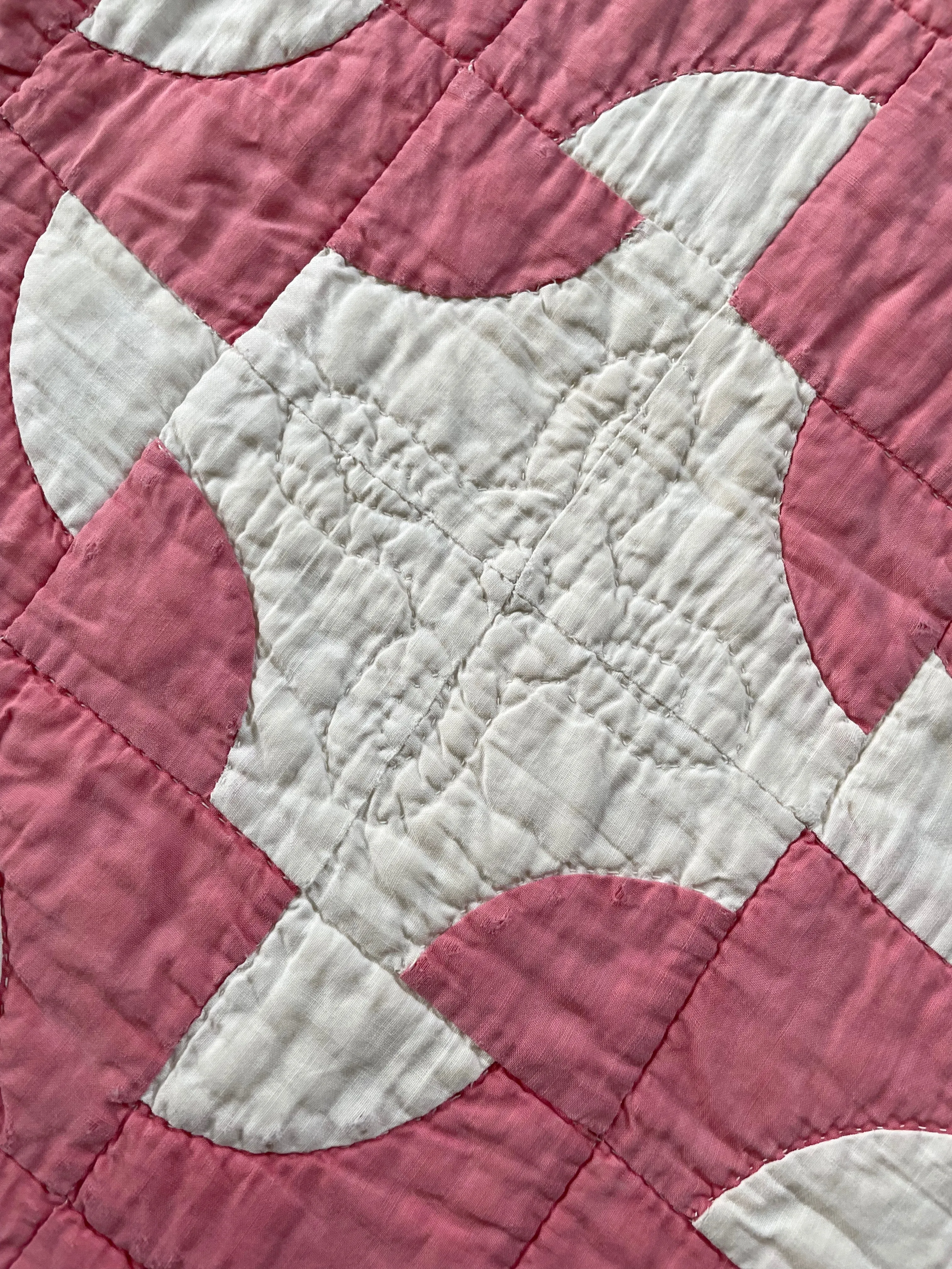 Antique Drunkard's Path Quilt