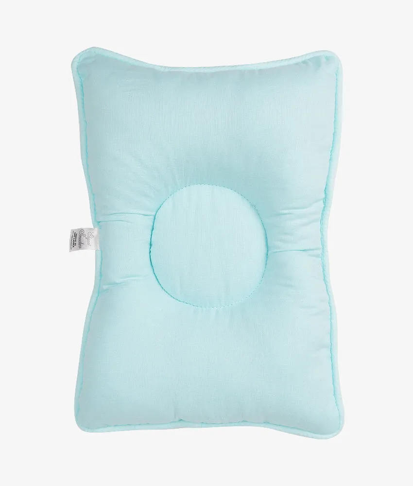 Baby Head Pillow (Mint) - Alphabet Theme