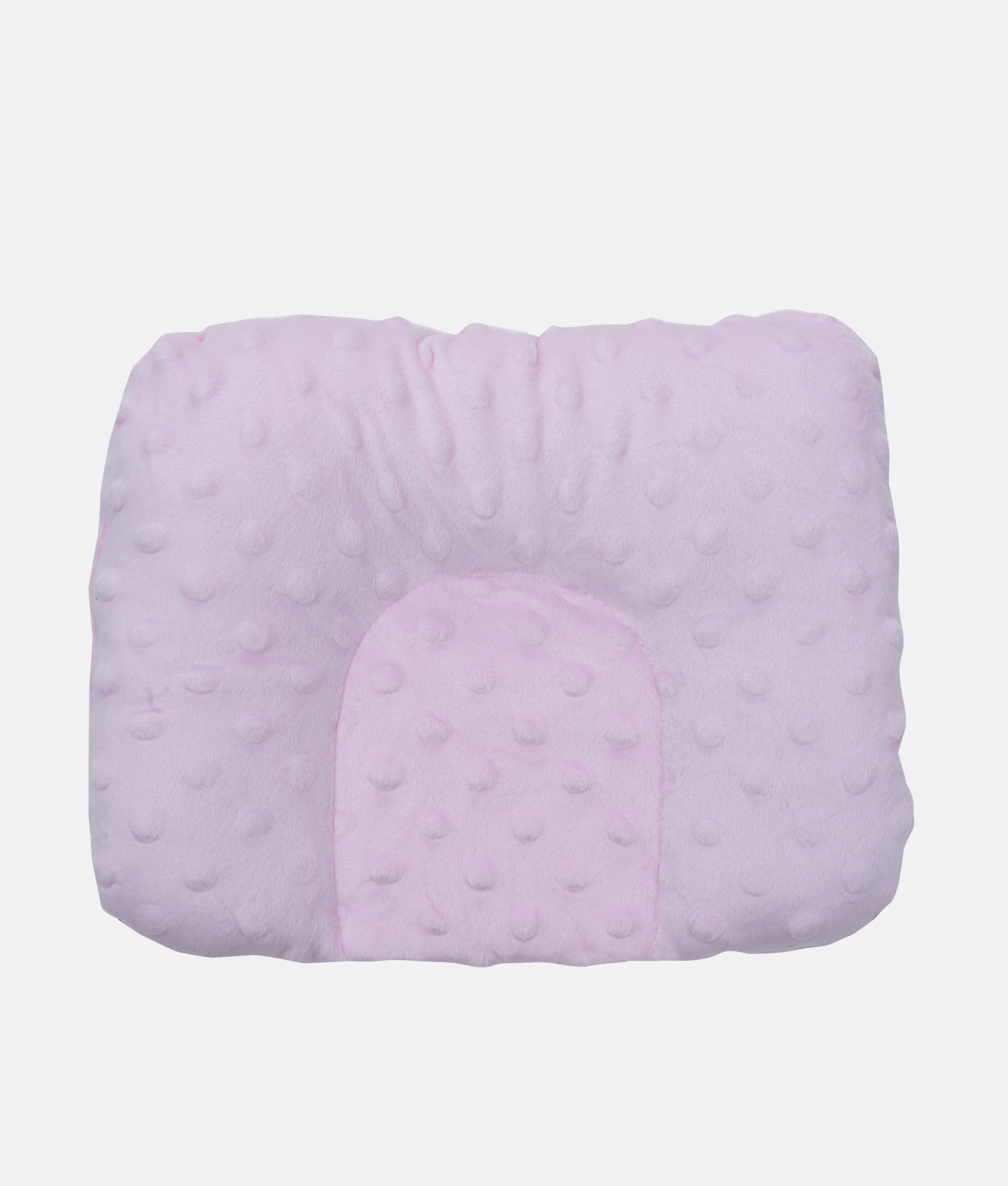 Baby Minky Dotted Head Pillow - Pink