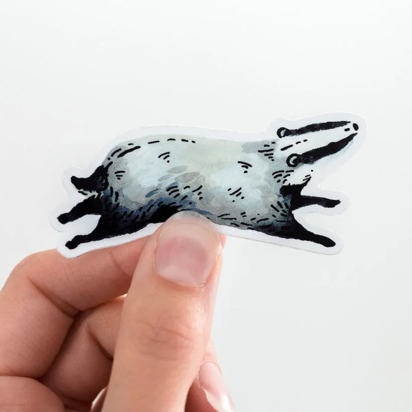 Badger Vinyl Sticker