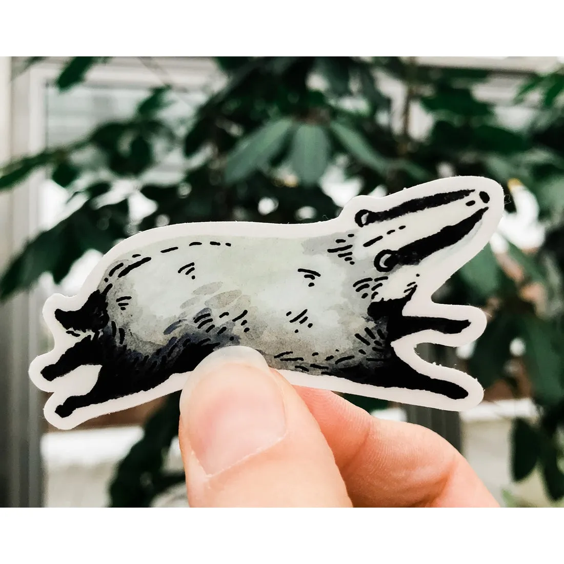 Badger Vinyl Sticker