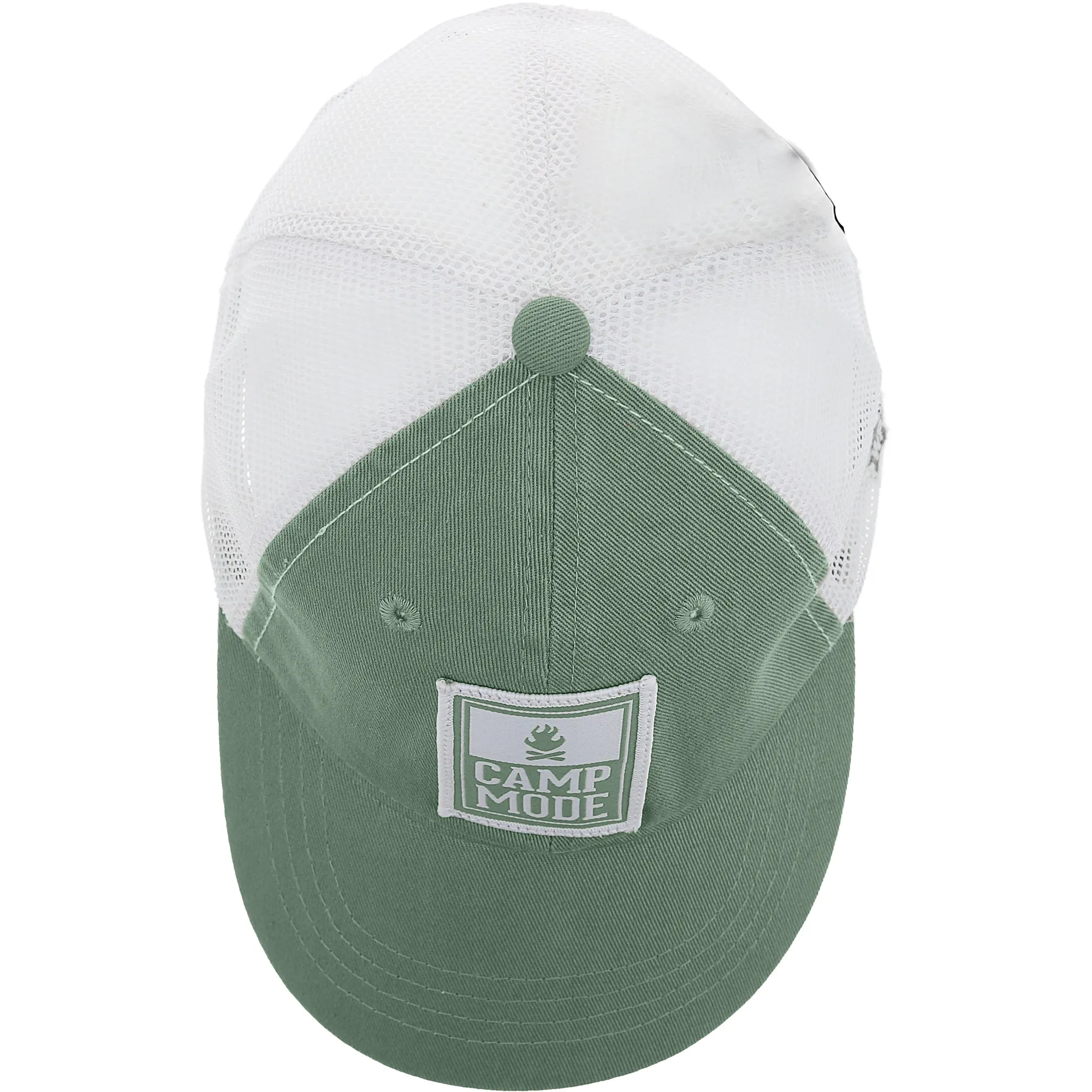Camp Icon Moss Green Adjustable Mesh Hat
