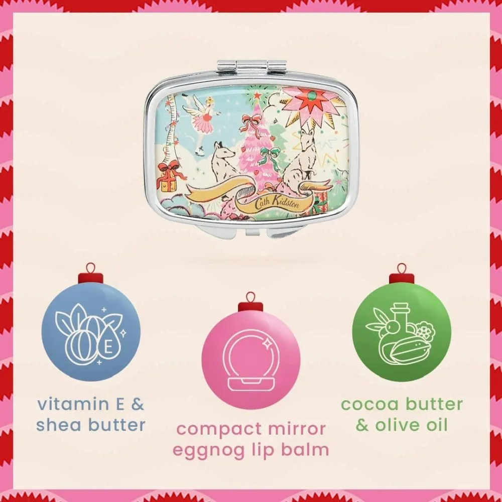 Cath Kidston A Christmas Sky Mirror Compact 6g Lip Balm
