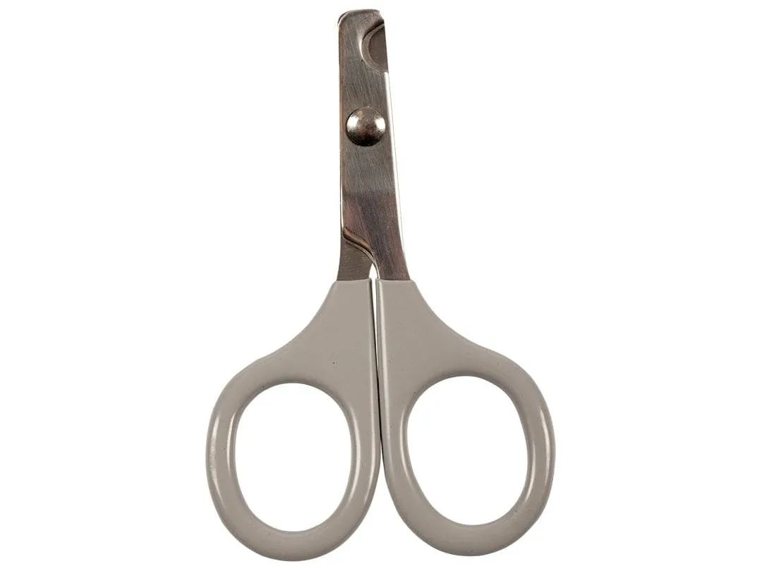 Curved nail scissors  grey