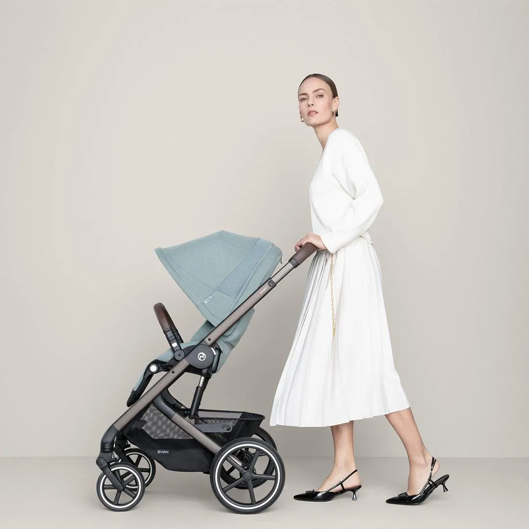 CYBEX Balios S Lux Pushchair - Moon Black - Black