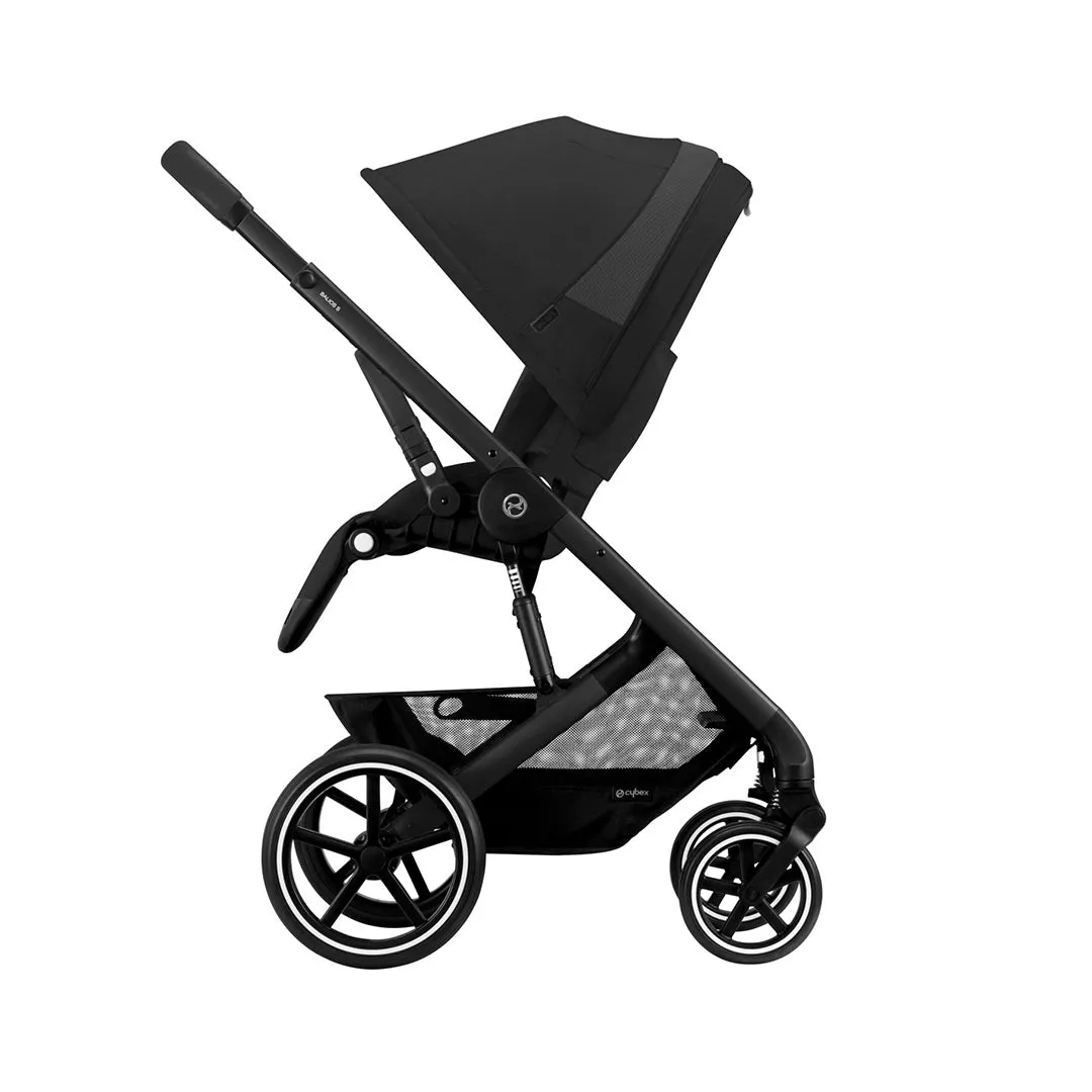 CYBEX Balios S Lux Pushchair - Moon Black - Black