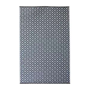 Diamond Black Rug in PP - 180 x 270 cm
