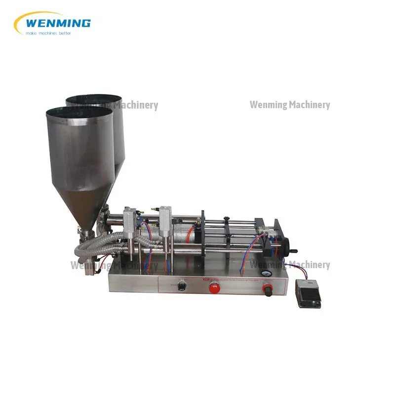 Energy-efficient Pneumatic Paste Juice Filling Machine Fruit Juice Bottling Machine