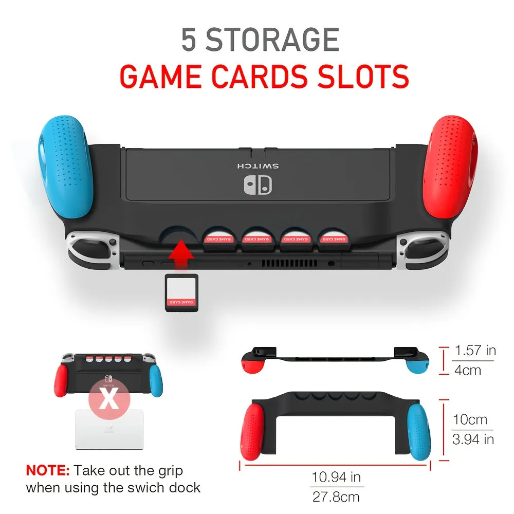 Fashion Protective Grip Case for Nintendo Switch/OLED Lightweight, Shockproof, and Ergonomic