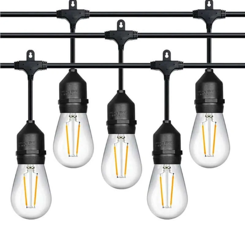 Festoon Lights String Lights 10m 10 Bulbs