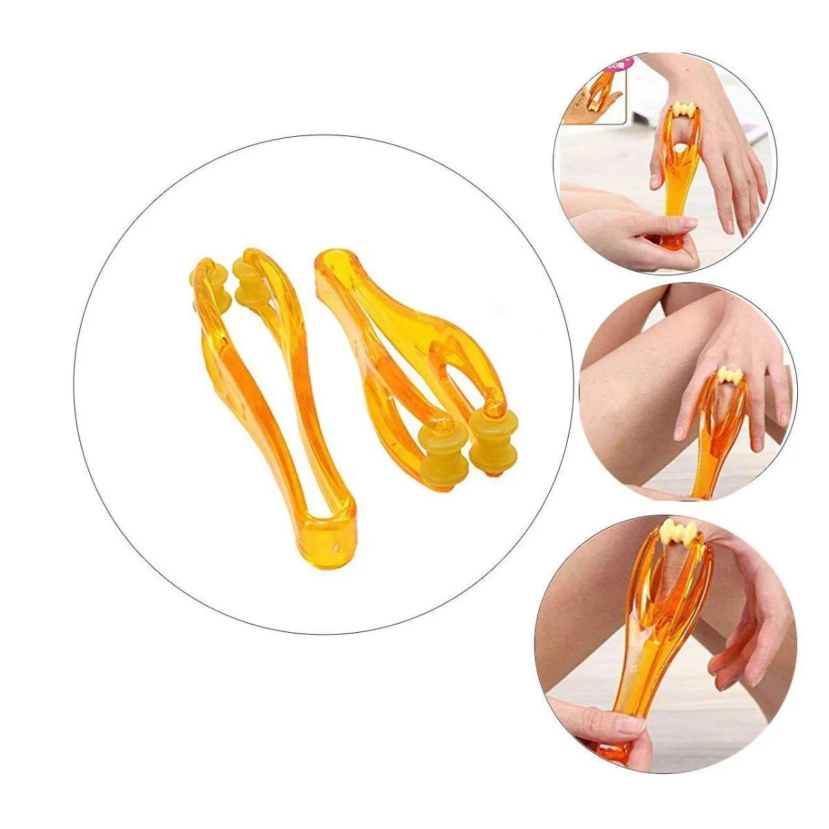 Finger Massager - Orange (Pack of 2)