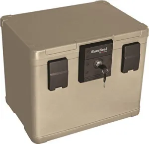Fire And Waterproof Chest 16W X 12-1/2D X 13H Taupe