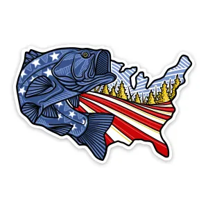 Flag Bass - Sticker
