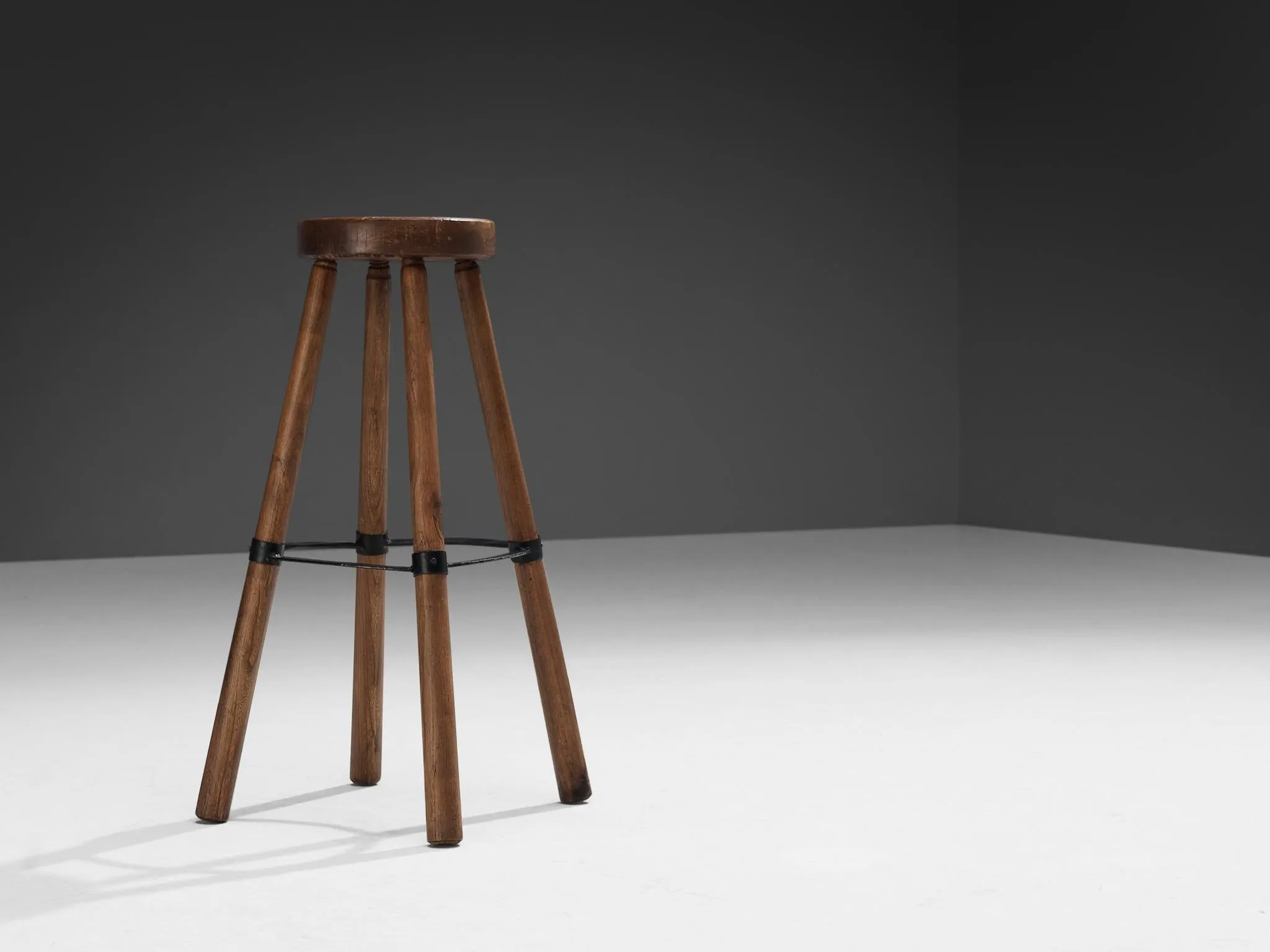 French Sturdy Barstool