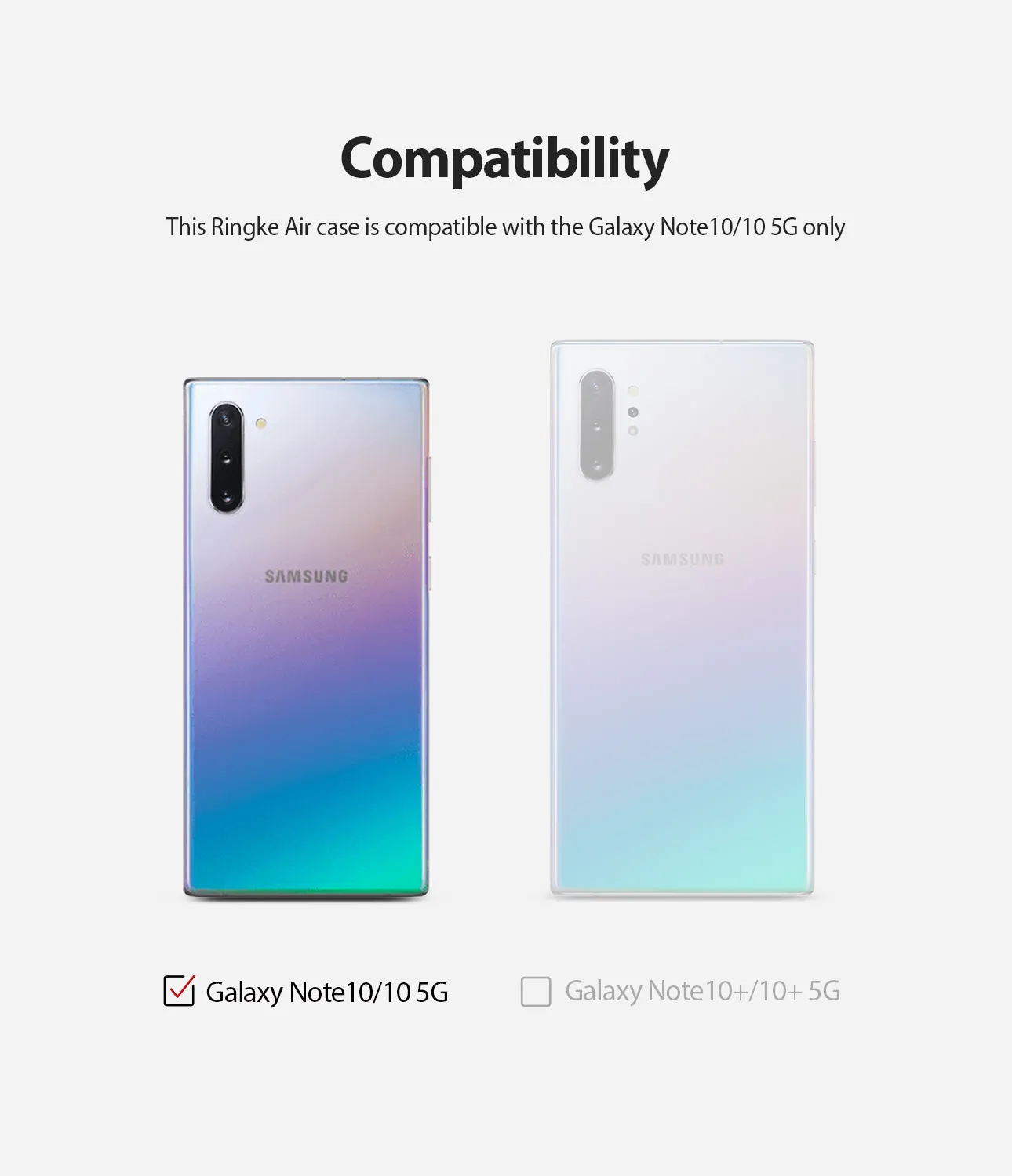 Galaxy Note 10 Case | Air - Clear (Dot)