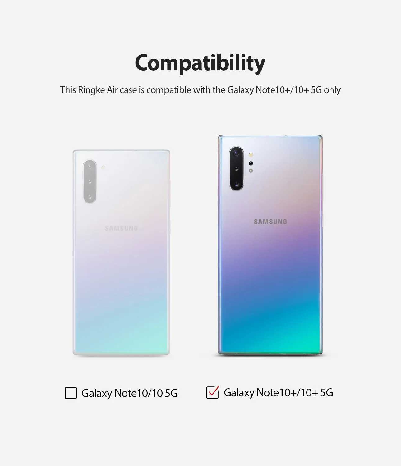 Galaxy Note 10 Plus Case | Air - Clear (Dot)