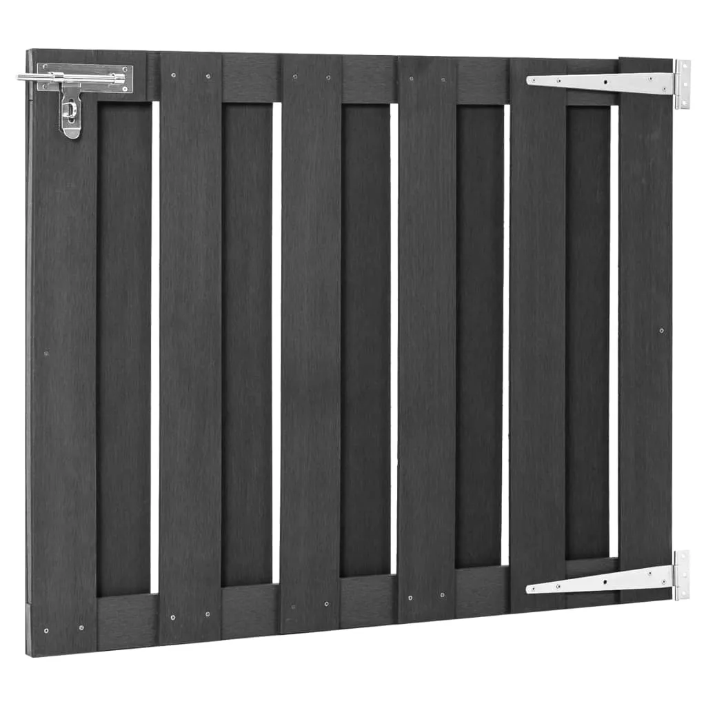 Garden Gate WPC 100x80 cm Grey