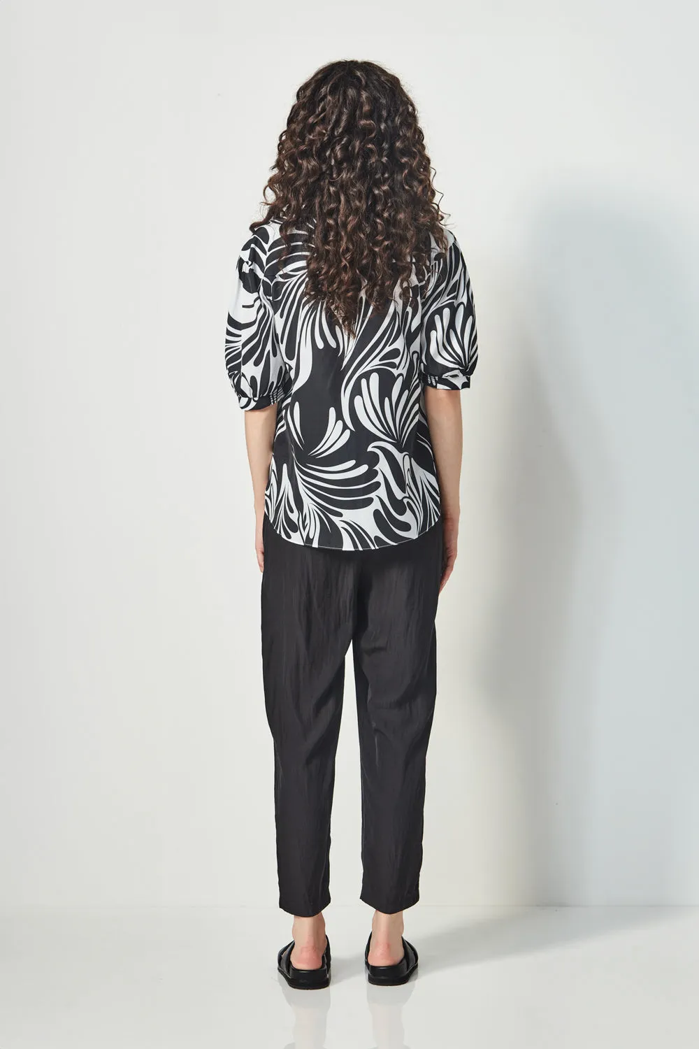 Glide - Clara Top - Black Print