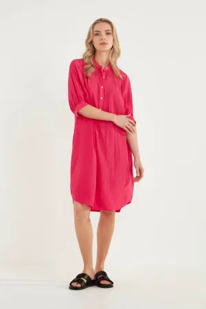 Glide - Strike Dress - Fuchsia
