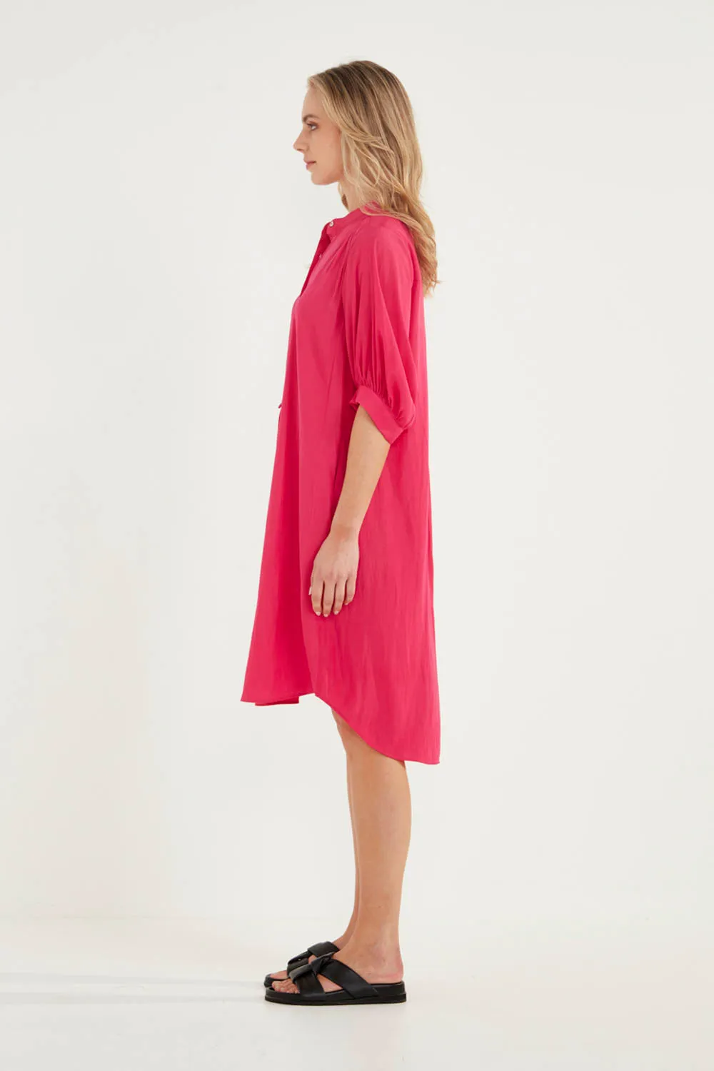 Glide - Strike Dress - Fuchsia