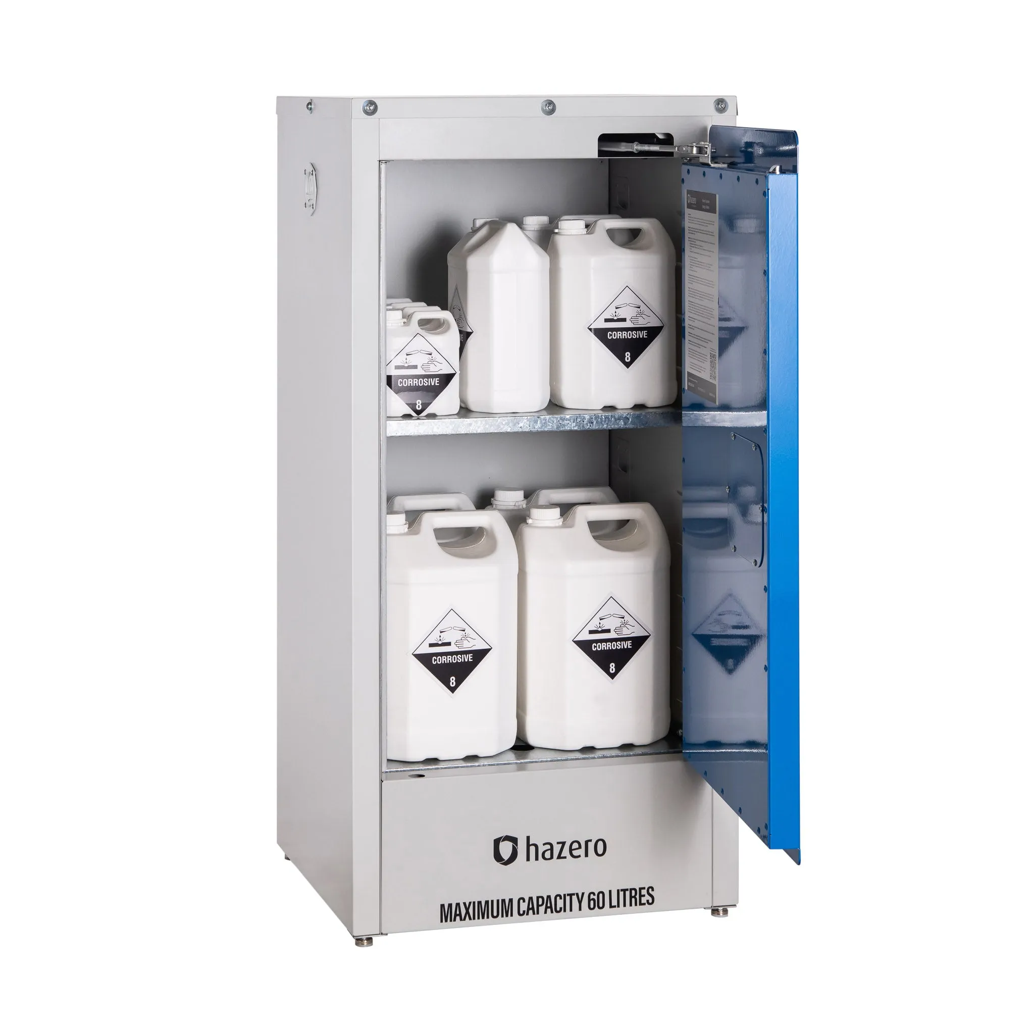 Hazero Corrosive Liquid Cabinet - 60L