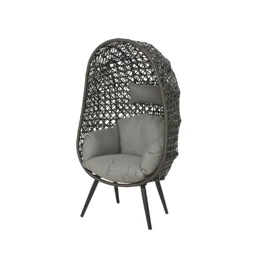Kaemingk Palermo Standing Brown Single Egg Chair