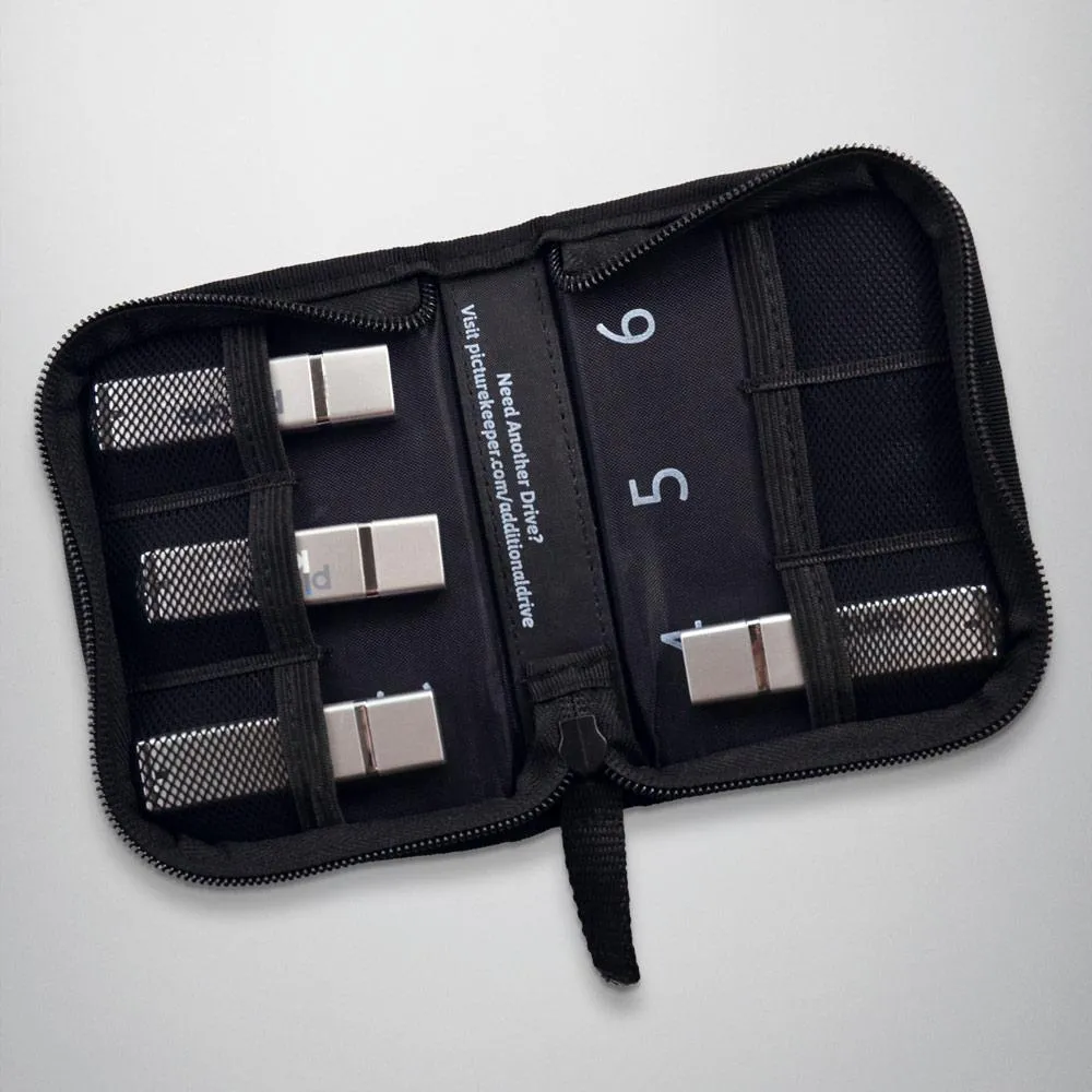 Keeper Case USB Drive 6-Capacity
