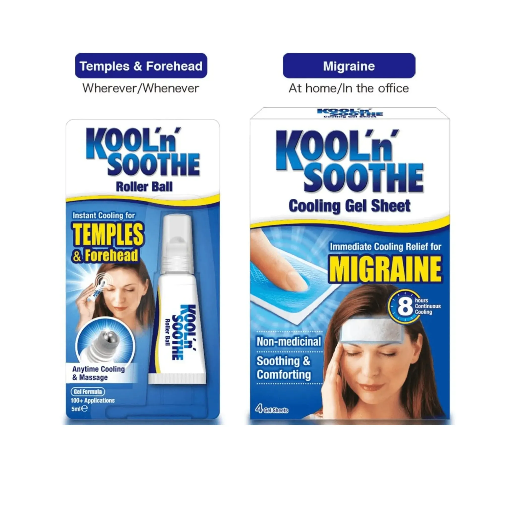 Kool 'n' Soothe Rollerball Forehead Pain - 5ml