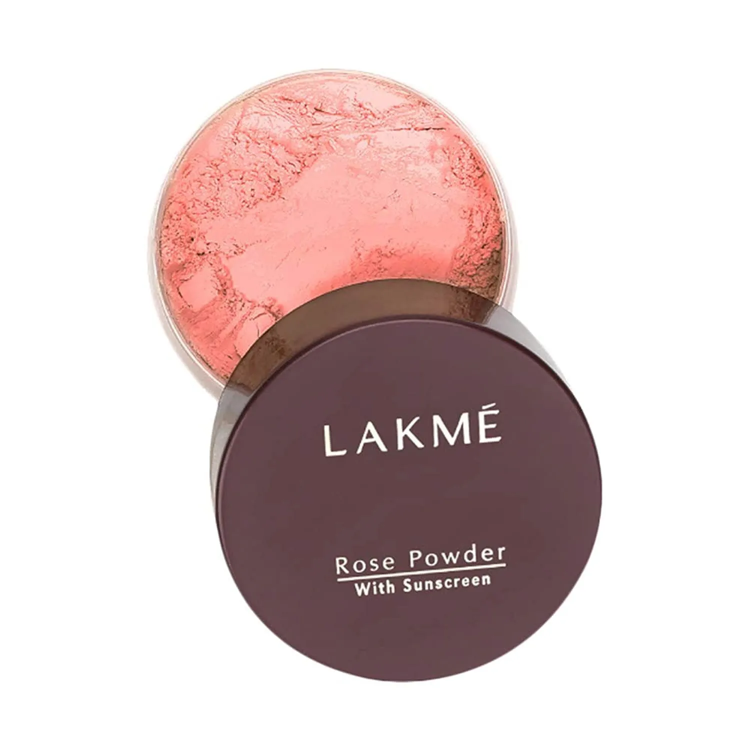 Lakme Rose Loose Face Powder, Matte Finish & Poreless Look, Oil Control & Sun Protection For Long Hours, Suitable for oily skin, Warm Pink, 40g