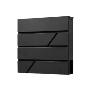 Large Capacity Locking Mailbox with Newspaper Holder