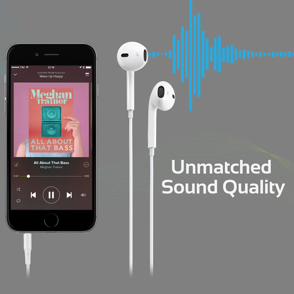 Lightweight High-Performance Stereo Earbuds