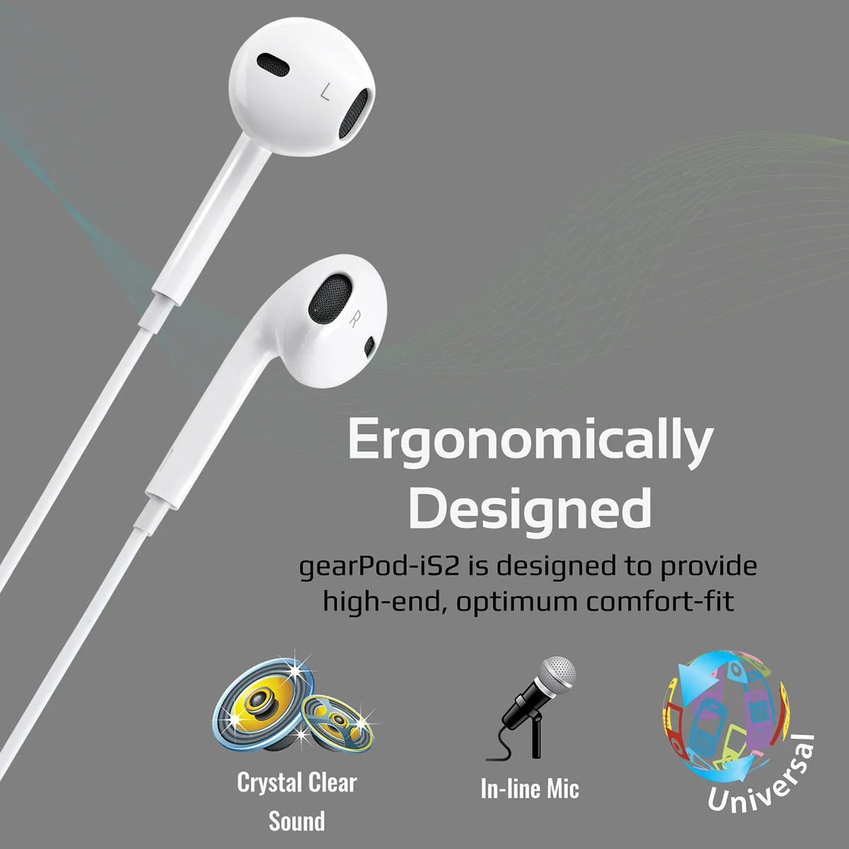Lightweight High-Performance Stereo Earbuds