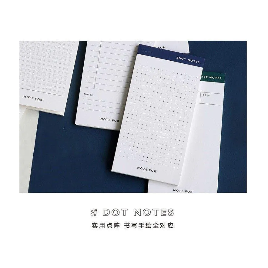 NOTE FOR basic function series simple grid line horizontal line note book NP-H7TAY-322