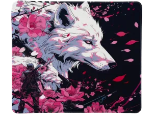Odin Gaming x Azpect Customz Sakura Wolf Infinity v2 XL Hybrid Mousepad - 19"x16.5"