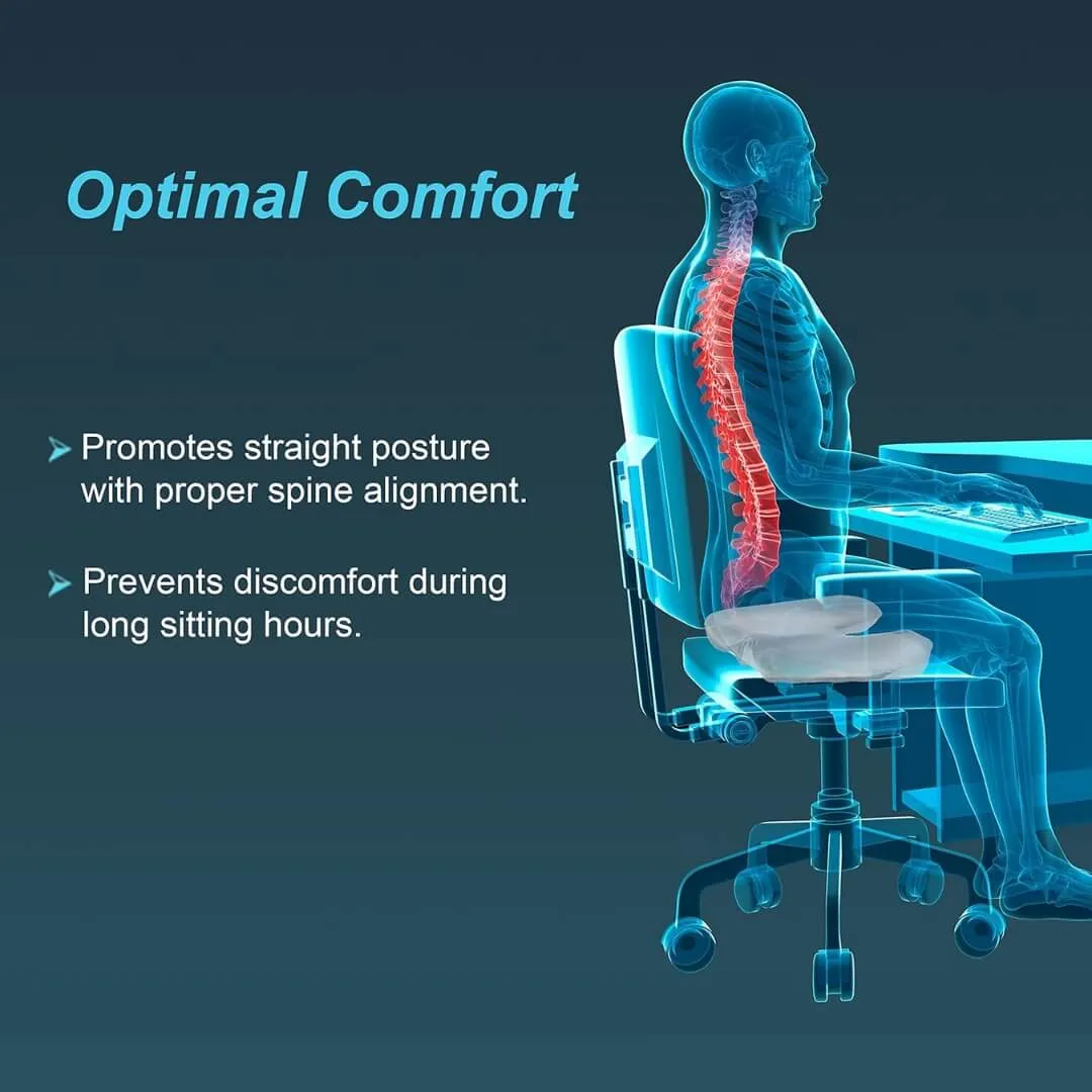 Ortho Cushion Seat-Anatomically Designed for Tailbone Lower Back