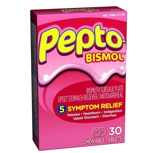 Pepto Bismol Chewable Tablets 48 Count