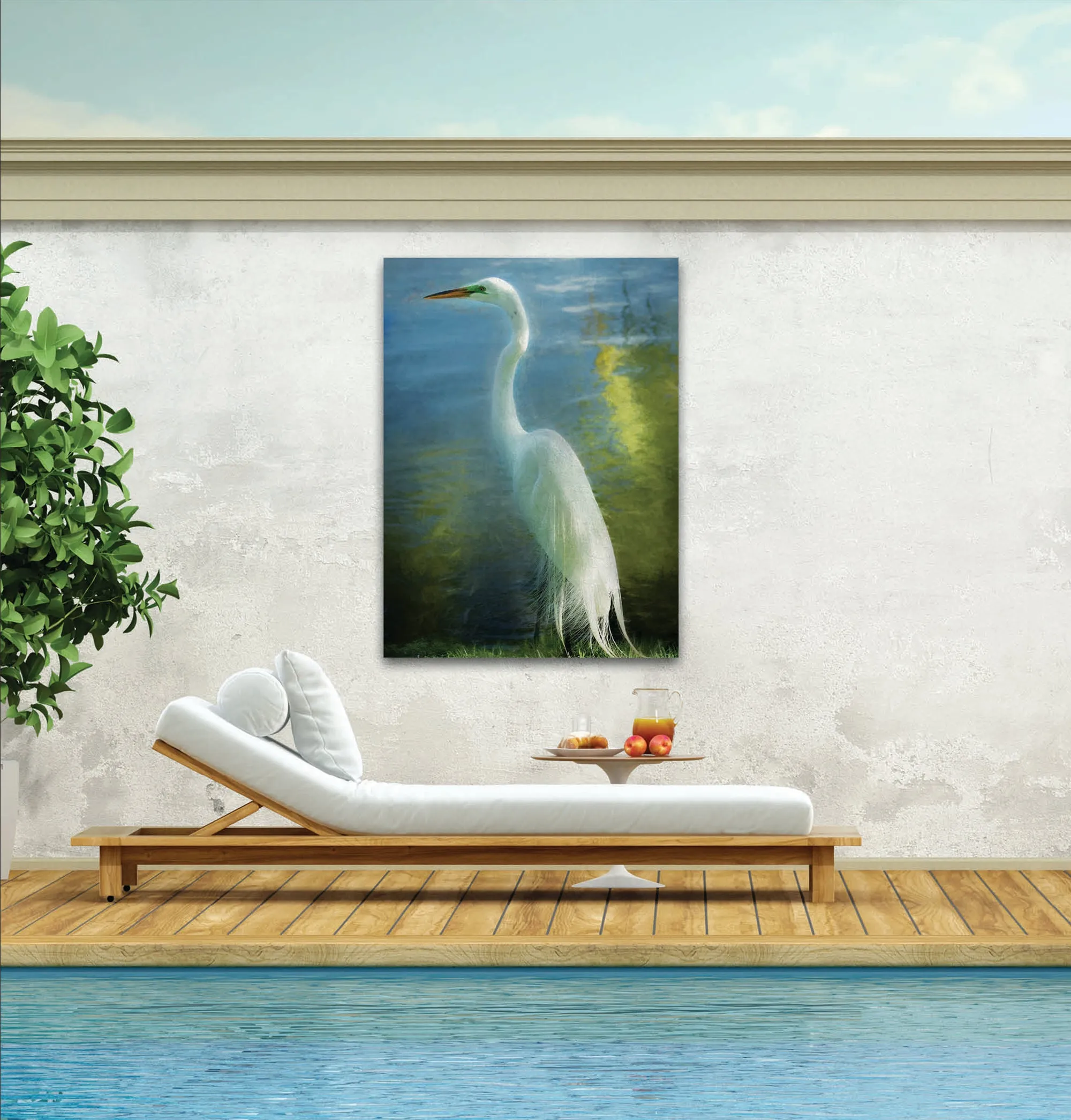 POISED PATIENCE by West of the Wind | Waterproof Outdoor Wall Art