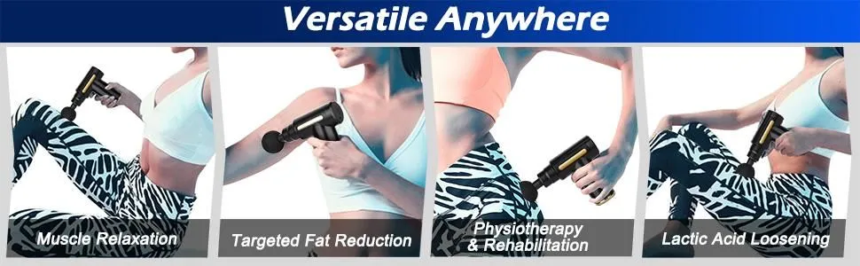 Portable Gun-Shaped Muscle Massager – Your Personal Pain Relief Partner