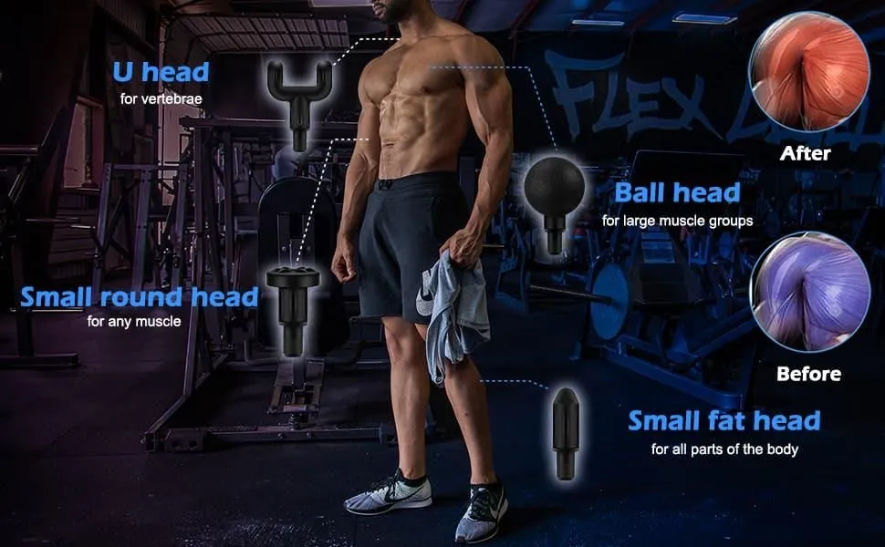 Portable Gun-Shaped Muscle Massager – Your Personal Pain Relief Partner