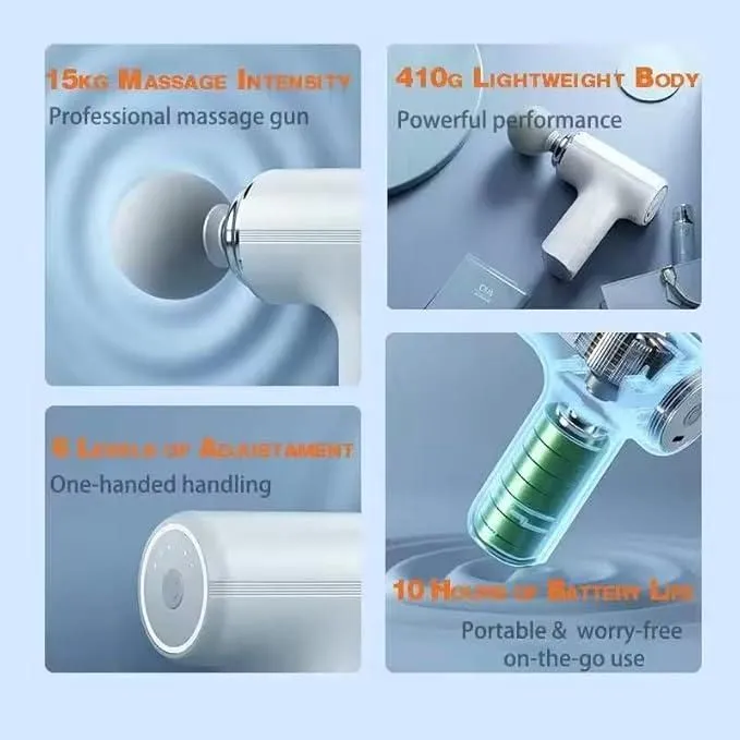 Portable Gun-Shaped Muscle Massager – Your Personal Pain Relief Partner