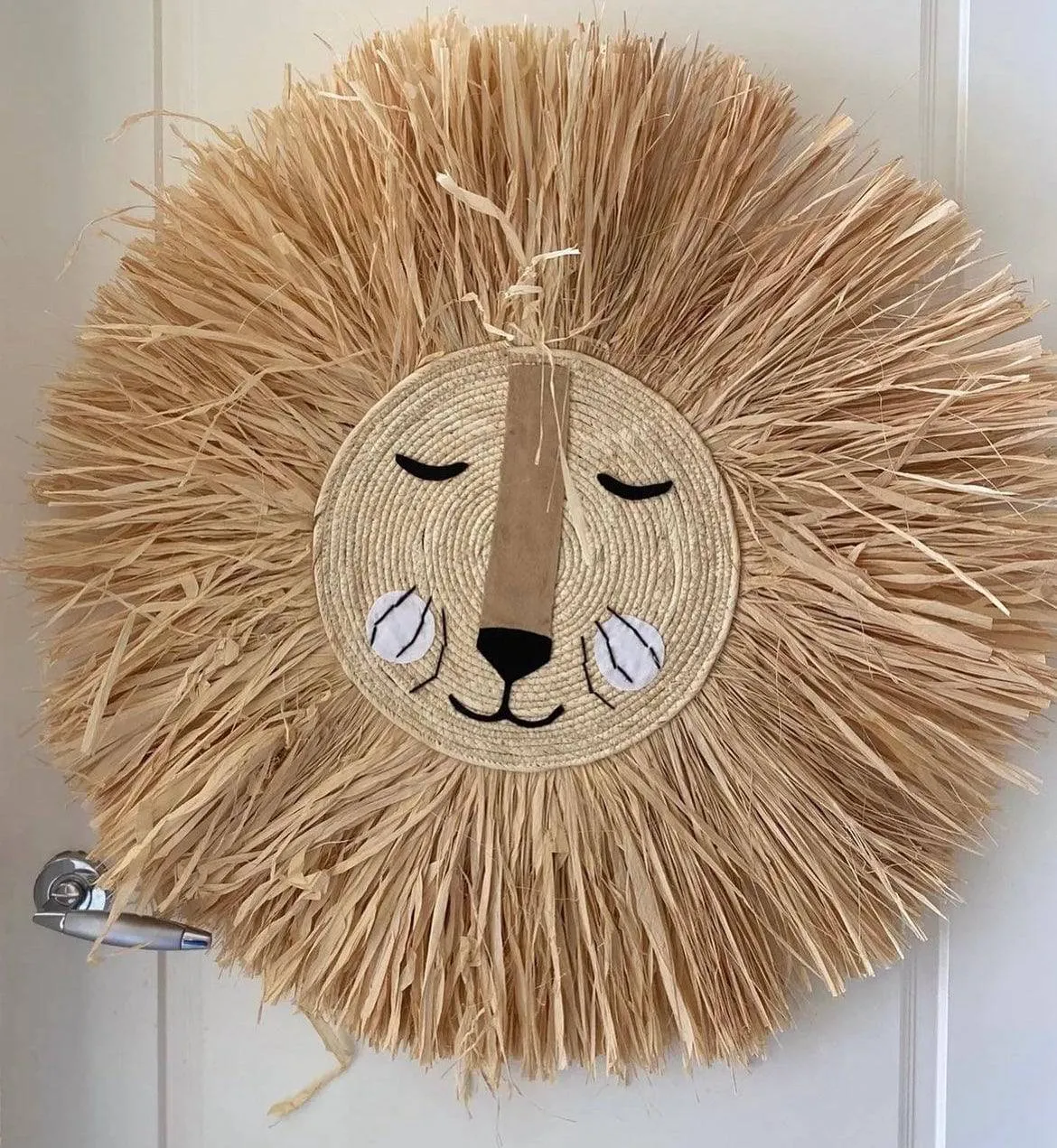 Raffia lion | Nude