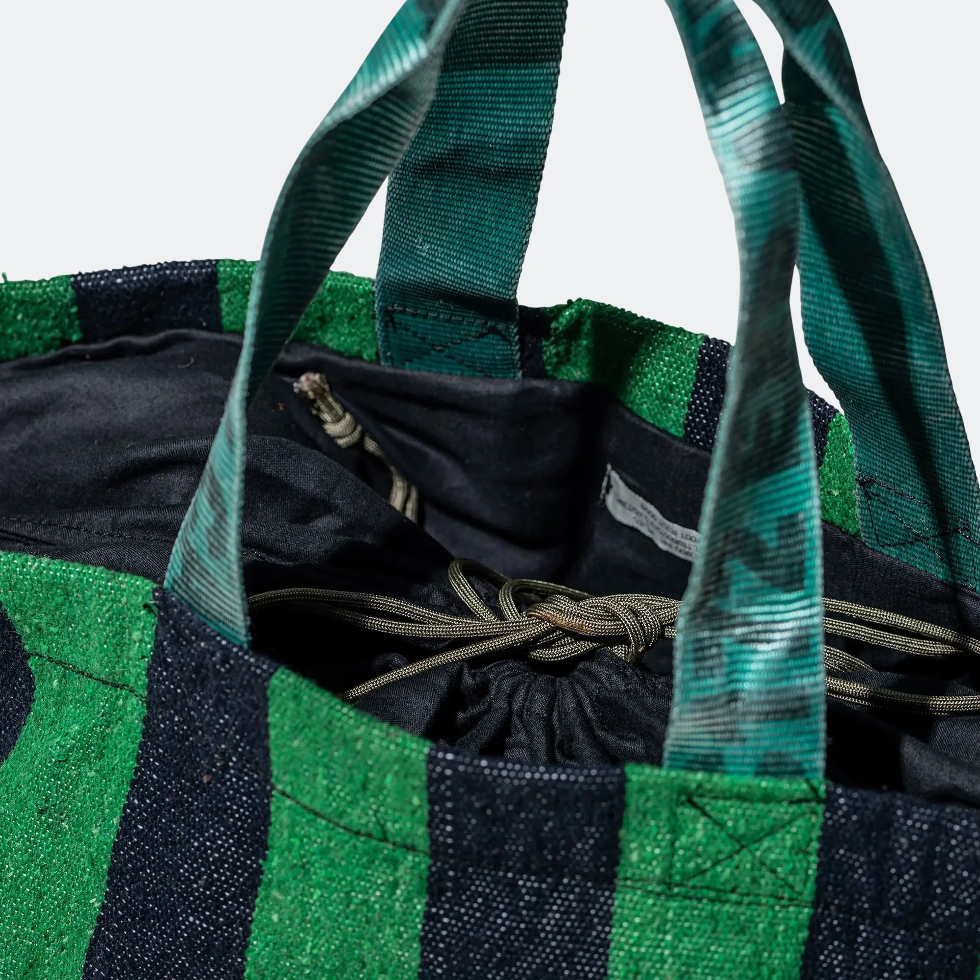 Rug Bag - Green/Navy blue