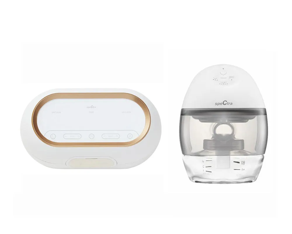 Spectra Dual Compact   Wearable Electric Breast Pump Bundle